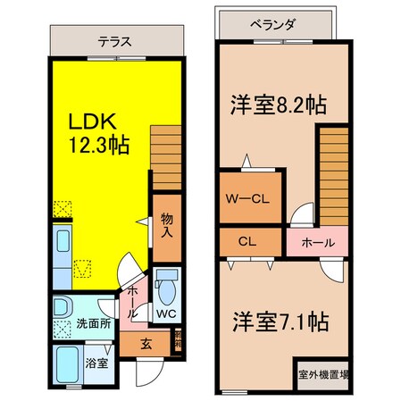 ウィステリア菜花の物件間取画像